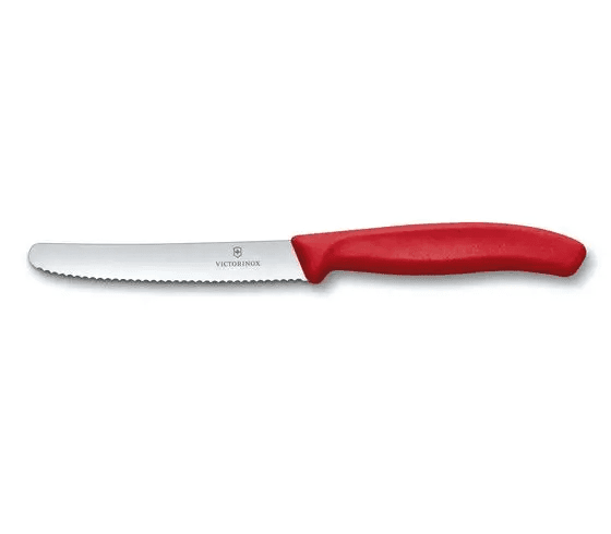 סכין ירקות משונן עגול Victorinox אדום סכין ירקות משונן עגול Victorinox אדום